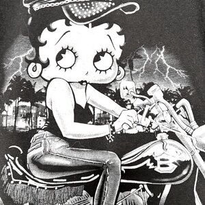 Betty Boop biker shirt